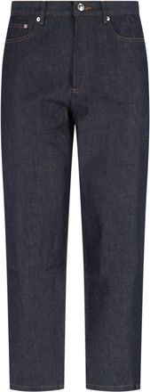 A.P.C. Mid-Rise Straight-Leg Jeans with Classic Five-Pocket Design