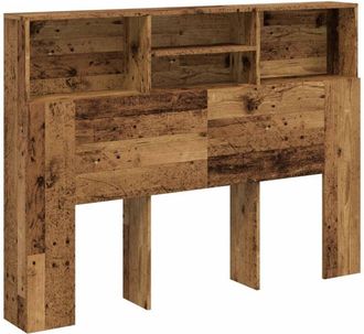 vidaXL Headboard Cabinet Old Wood 140x19x103.5 cm Vidaxl