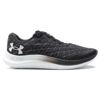 Under Armour Flow Velociti Wind 2 Synthetic Textile Mens Low Top Trainers - Black Black - Size:UK 7.5