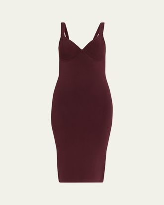 L'agence Jimena Knit Midi Dress