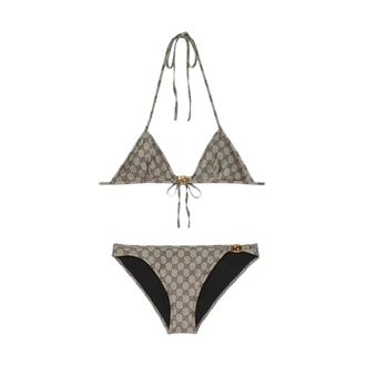Gucci GG Stretch Jersey Bikini - Swimwear - Mujer - Gris - M