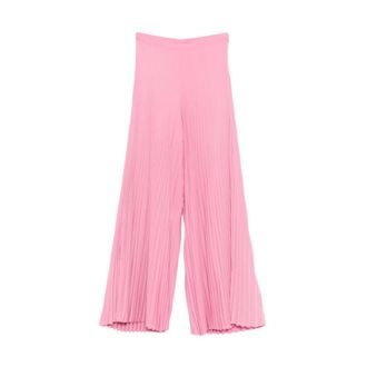 Twinset Wide Trousers, female, Pink, Size: XS Wide Trousers
