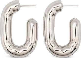 Paco Rabanne chunky-hoop earrings - Zilver
