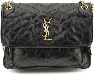 Saint Laurent Niki Shoulder Bag Black