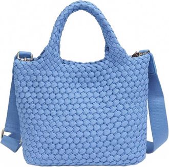 Sol and Selene Womens Skys The Limit Small Sustainable Crossbody Bag In Azure
