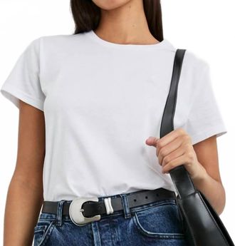 Rails Short Sleeve Classic Crew T-Shirt In White