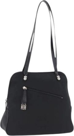 Loewe Borsa a tracolla in nylon Pre-owned - - Pre-owned - Donna - Nero - ONE SIZE