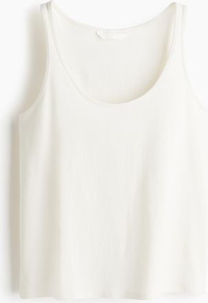 H&M Tanktop aus Baumwolle - White