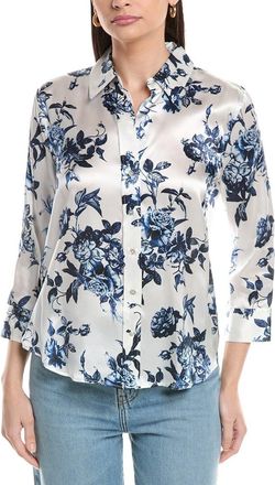 L'agence Lagence Dani Silk Blouse