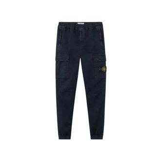 Stone Island H25 Broeken - Heren - Slim Fit Broeken - Blauw - W30 - Katoen - Broeken