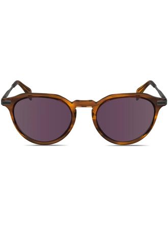 Paul Smith Keats round-frame sunglasses - Brown