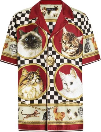 Dolce & Gabbana mix-print shirt - Neutrals