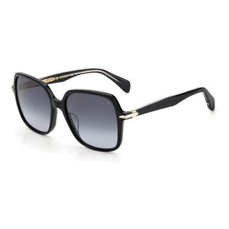 Rag & Bone RNB1048/G/S 0807 9O Shiny Black/Grey Gradient