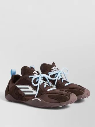 Balenciaga ultra corduroy nylon sneakers contrast sole