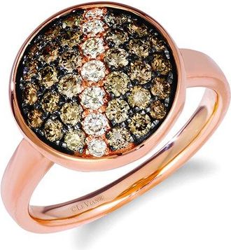 Le Vian Chocolate Ombre 14K Rose Gold 0.97 Ct. Tw. Diamond Ring