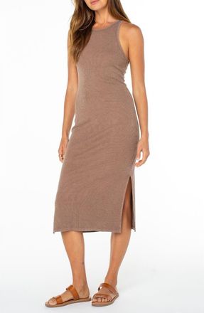 Roxy Emilia Racer Tank Midi Dress in Brownie at Nordstrom, Size Xx-Large