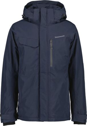 Didriksons 1913 Stefan Jacket - Heren - Regenjassen - Blauw - 2XL - Leer - Fitness
