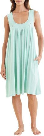 Papinelle Sleepwear Kate Soft Pleat Nightgown in Eggshell at Nordstrom, Size X-Small