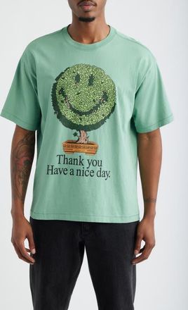 Market Bonsai Tree Graphic T-Shirt in Green at Nordstrom, Size Xx-Large