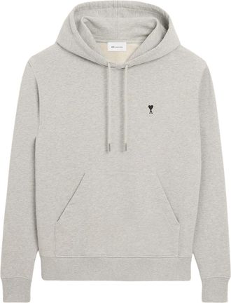 Ami Quota Ami De Coeur Light Grey Hoodie