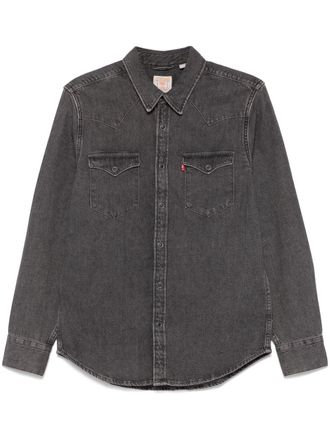 Levi's Barstow Western shirt - men - Hemp/Cotton - S - Black