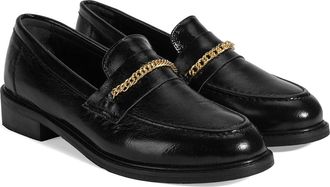 Desa Woman Slip-On Loafers - Patent Leather, Abrasion-Proof Sole, Low Heel, Breathable | Black - 37