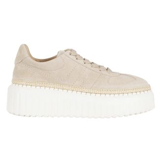 Hogan H-Stripes Sneakers - Dames - Sneakers - Bruin - 36 1/2 EU - Leer - Schoenen