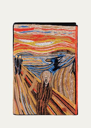 Olympia Le-Tan Museum Edvard Munch Book Clutch Bag
