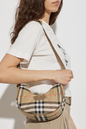 Burberry Horseshoe Bag, Womens, Beige