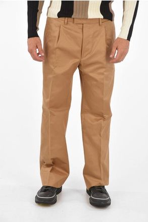 Prada Cotton Wide Leg Trousers size 46