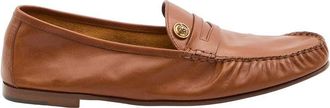 Versace Brown Medusa Loafers