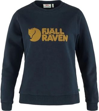 Fj&auml;llr&auml;ven Womens Dark Navy Logo Sweater - XSmall
