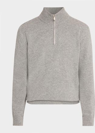 Brunello Cucinelli Men & apos;s Cashmere Quarter-Zip Sweater