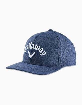 Callaway Mens Performance Pro Logo Print Arch Lettering Baseball Cap - Blue - Size: MENS