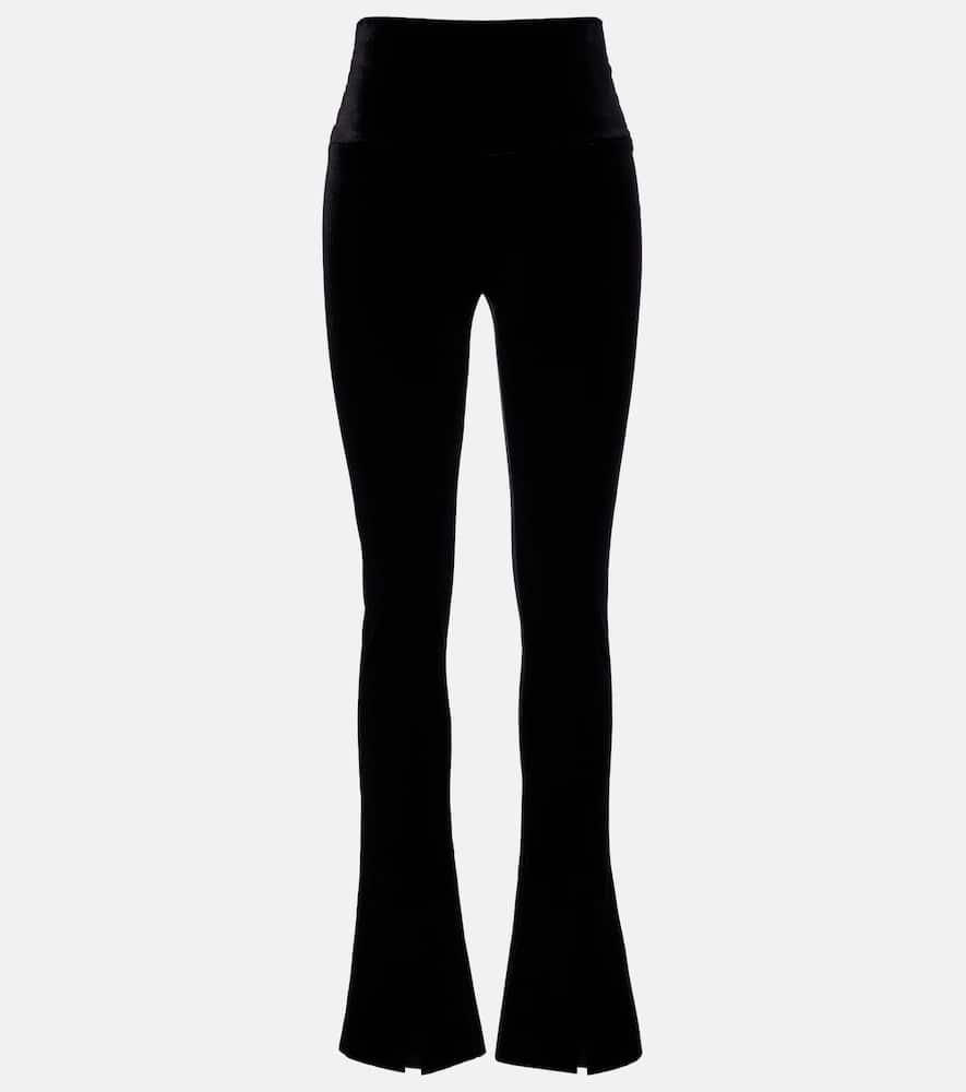 Leggings Caldi Slim Fit a Vita Alta Cinciati in Velluto Tedesco da Leggings Caldi Slim Fit a Vita Alta Cinciati in Velluto Tedesco da