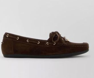 Ferragamo suede leather loafers