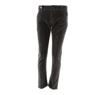 Jacob Cohen Jeans, Heren, Grijs, W36, Katoen, Slim Corduroy Broek Grijs