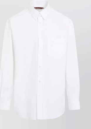 Gucci cotton shirt with double collar and chest pocket