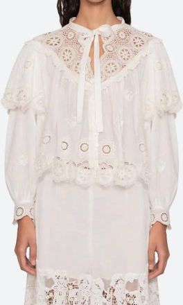 Sea New York Sofia Top In Ivory