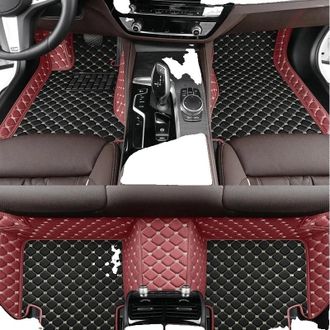 OEM Tappetini Per Auto, Design Lussuoso A 360&deg;, Similpelle Resistente, Set Di Tappetini Da 3 Pezzi - 19-a, Guida A Sinistra - A