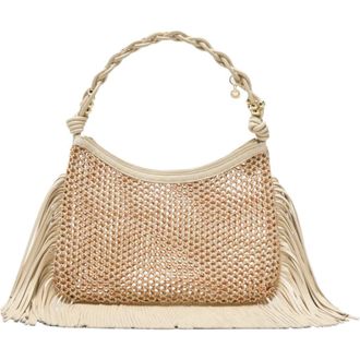 Maje Hobo net bag in Nude at Nordstrom, Size Medium