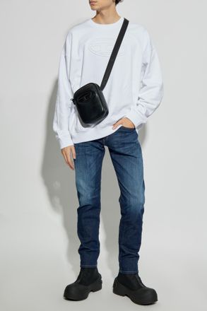 Diesel Sweatshirt S-MART-BIGOVAL, Mens, White