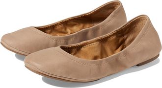 Lucky Brand Emmie Womens Flat Shoes Grout : 6 M, Leather