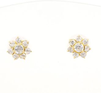 C&A Unbranded (18K) Stud Earrings (Pre-Owned)