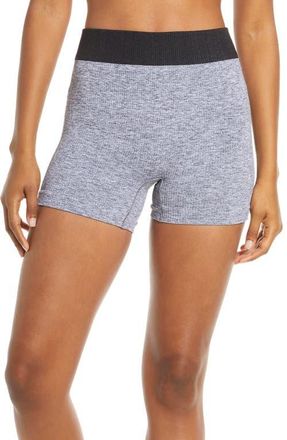 Free People FP Movement Seamless Shorts in Heather Grey at Nordstrom, Size X-Small