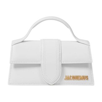 Jacquemus Womens Le Bambino Top Handle Bag White Calfskin