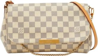 Louis Vuitton Pre-owned Cross Body Bags, female, White, Size: ONE SIZE Pre-owned Coated Canvas Cross Body Bag
