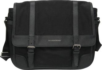 Burberry Black Leather Shopper Bag (Pre-Owned)