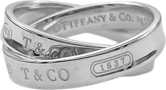 Tiffany & Co. Silver Silver 925 Band Ring (Pre-Owned)