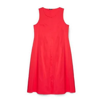 Fiorella Rubino Kleedjes, Dames, Rood, 6Xl, Katoen, Maxi Kleedjes